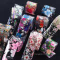 Wholesale Designers Boxed Floral Beautiful Starry Sky Foil Nail Wraps Transfer Nail Art Stickers 2021 Foils For Nails